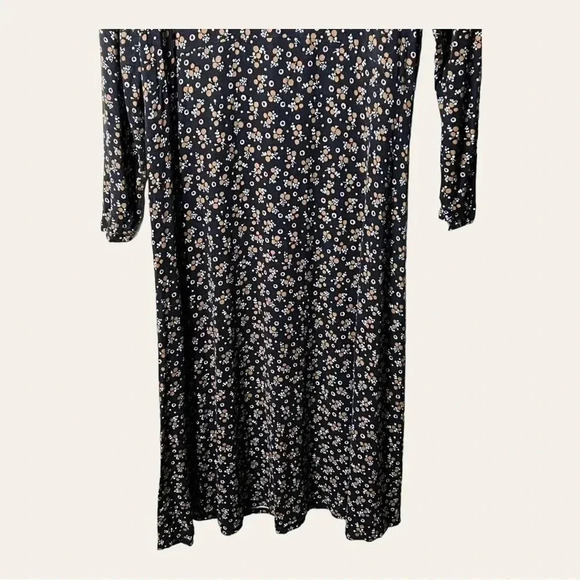0335W. BODEN LONG SLEEVE MAXI DRESS SIZE 14R FLORAL PRINT - Picture 6 of 11